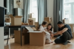 Family Unpacking After Moving | Buying And SellIng A Home | Bruce Clark And Veronica Ruiz