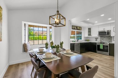 Elegant dining room at 14561 Linden Ave in Irvine